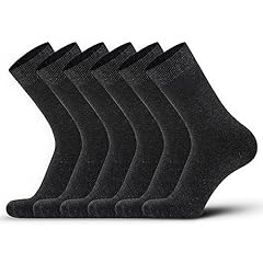 6 Pairs Dark Gray