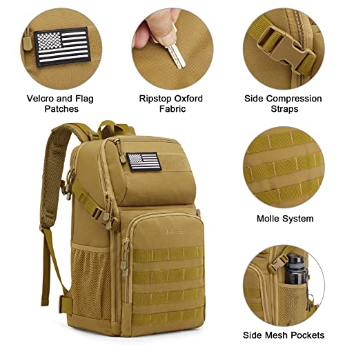G4Free 35L Military Tactical Backpack Survival Molle Pack Bug Out Bag Rucksack Fishing Backpack Daypack #TOP1