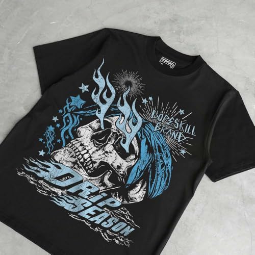 Image of DopeSkill Halloween Graphic Tee Streetwear Hip Hop Hypebeast Unisex T-Shirt Sneaker Colour Matching Shirts Spooky Graphic