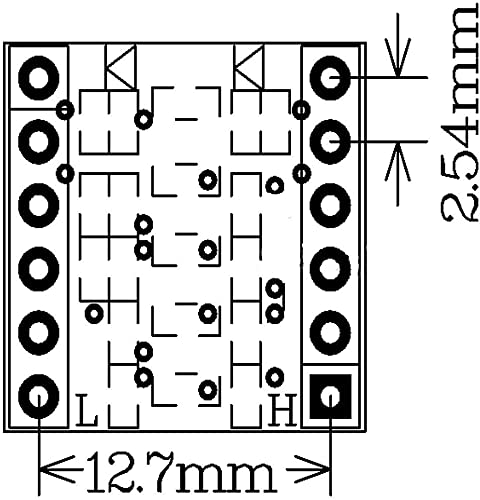 RUNCCI-YUN 15x 4-Kanal Pegelwandler Logic Level Converter Shifter 4 Kanal Pegelwandler I2C IIC BiDirektional 5V~3.3V für Arduino Raspberry Pi Mikrocontroller