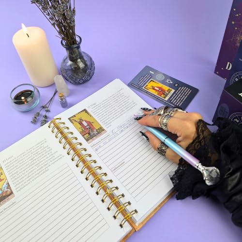 Diario de Tarot con Pegatinas para Aprender Fácilmente Diario de Tarot con Pegatinas para Aprender Fácilmente
