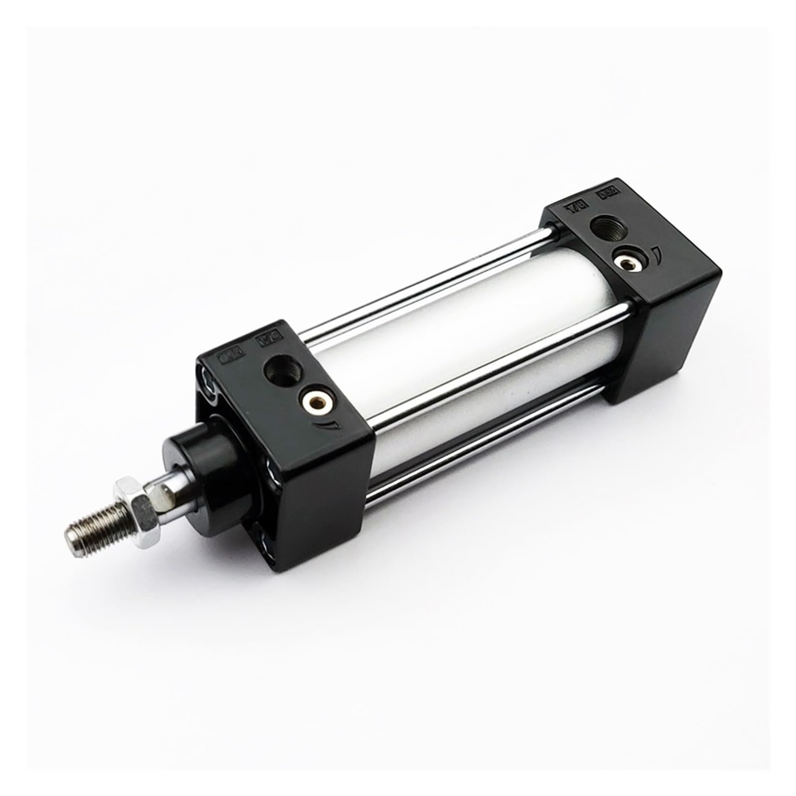 Pneumatic Cylinder, SC32 Series Pneumatic Cylinder Bore 32mm Stroke 25-1000 Double Acting Aluminum SC Air Cylinders(SC32X50)