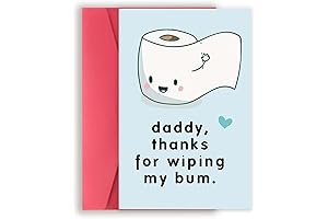 Funny First Fathers Day Cards Gifts for New Dad, Cute 1st Father's...