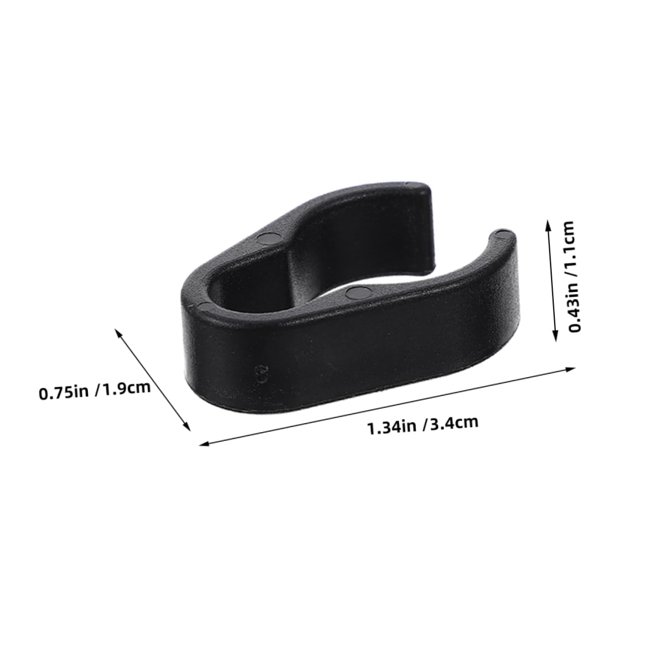 KOMBIUDA 50Pcs Mic Stand Cable Clamp Simple Microphone Accessories for Easy Attachment Tool Installation Compatible with Various Mic Cables Compact and Portable Design