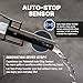 TERA PUMP Automatic Portable Battery Operated Fuel Transfer Pump w/Auto Stop Sensor & Nozzle Clip, Powerful Hand Fuel Pump- Quick Liquid Transfer at 2.4 Gal/Min (2 AA Batteries, Not Included)