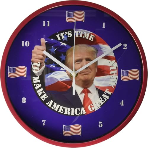 Home Innovations E-0722-Talking Clock Battery Operated 1 Pack Blue/Red
