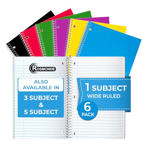Carnet à lignes larges Rosmonde pour libérer la créativité à l'école et au bureau
