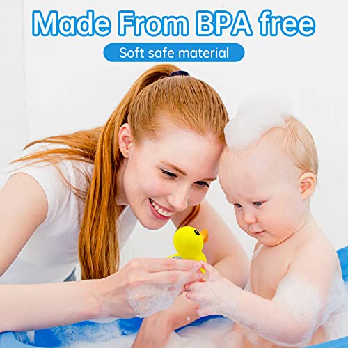B&H Duck Baby Bath Thermometer, Toddlers Bath Temperature Thermometer Safety Floating Toy, Bathtub Thermometer, At Fahrenheit And Celsius Degree #TOP1