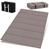 10 Must Have Items for Your First Camping Trip 83 AceOrbit Double Sleeping Foam Pad for Camping Backpacking Sleeping Pad Lightweight Closed Cell Folding Mat Moisture-Proof Mattress Portable for Outdoor Hiking Mountaineering