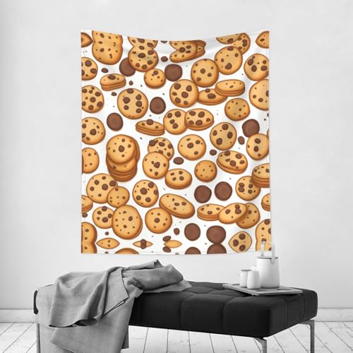 Tapisserie murale biscuits pépites de chocolat idée cadeau créative - 5