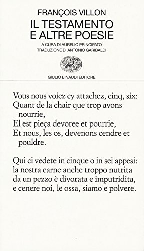 Il testamento e altre poesie Il testamento e altre poesie