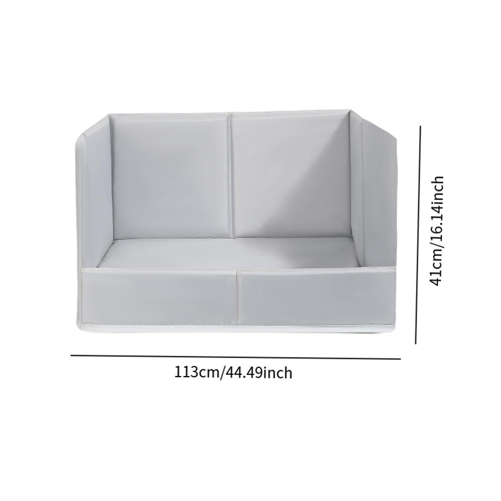 Toilette Pieghevole per Cani con Bordi Alti, Ideale per Cuccioli E Gatti (Adatta Anche per Uso Interno), L 113cmx85cmx41cm