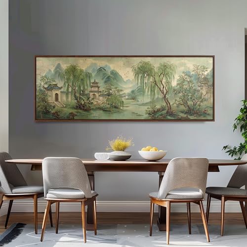 Impression texturée Japandi pour décorer un grand mur nu