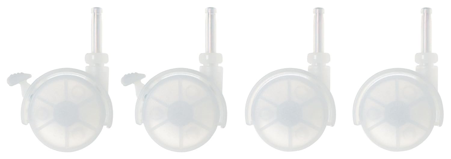 Like-it CS-P9 Casters with Stopper, Set of 2, Normal Casters, Set of 2 (for Like It Products and Yoshikawa Kuni Kogyo Products), Black, Mounting Height: +2.0 inches (5 cm)
