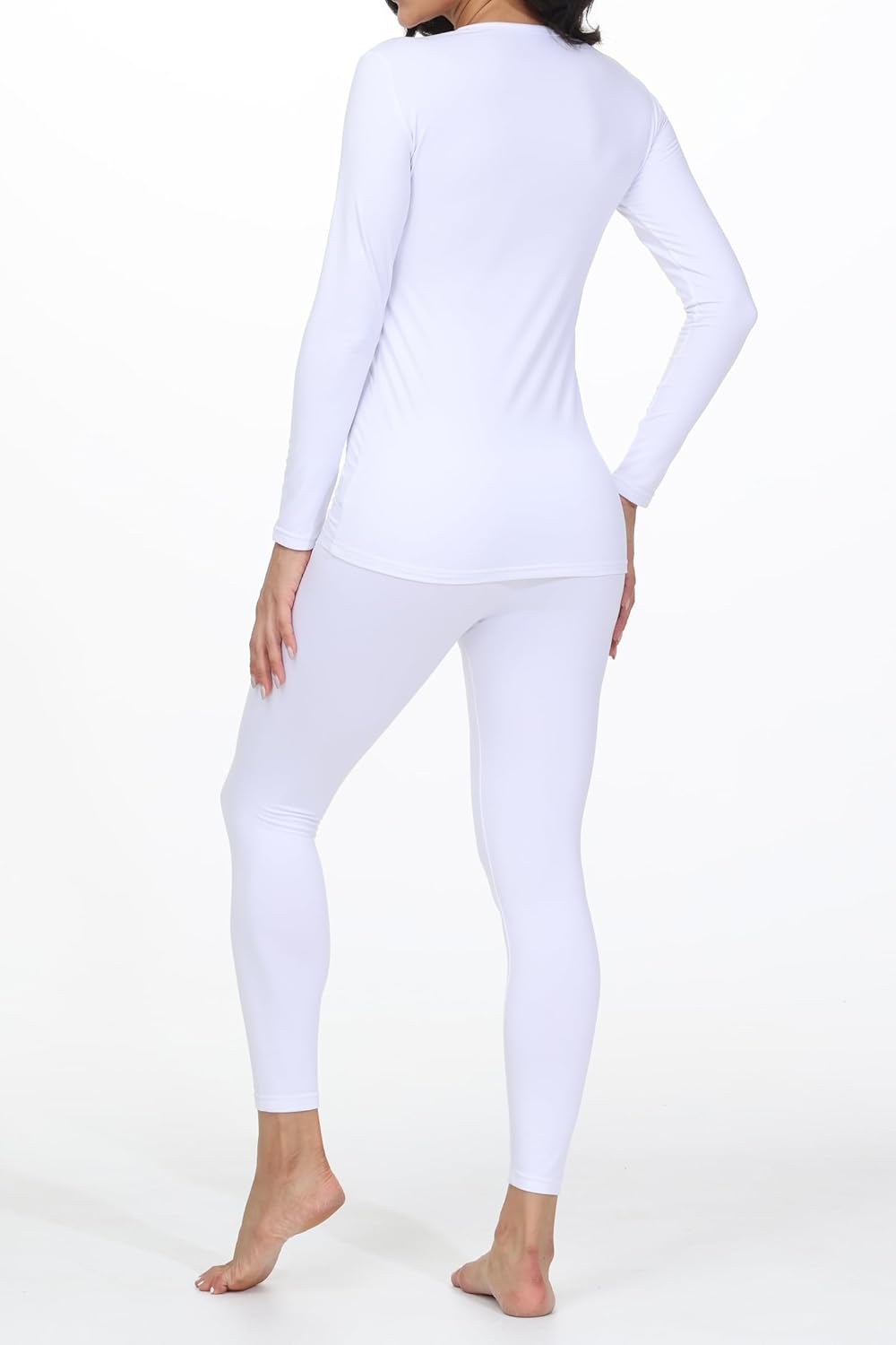 Long Johns Thermal Underwear for Women Base Layer Petite/Regular/Tall Top Bottom Sets Pajamas Cold Weather Winter - Image 3