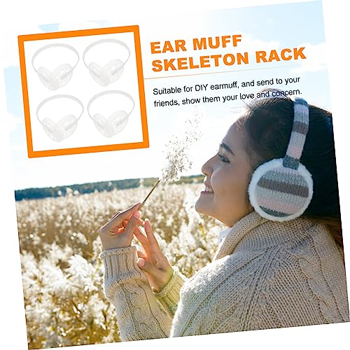 Earmuff Diy Holder Skeleton Equipment Rack Earmuff Forms for Cold Winter Warmth4