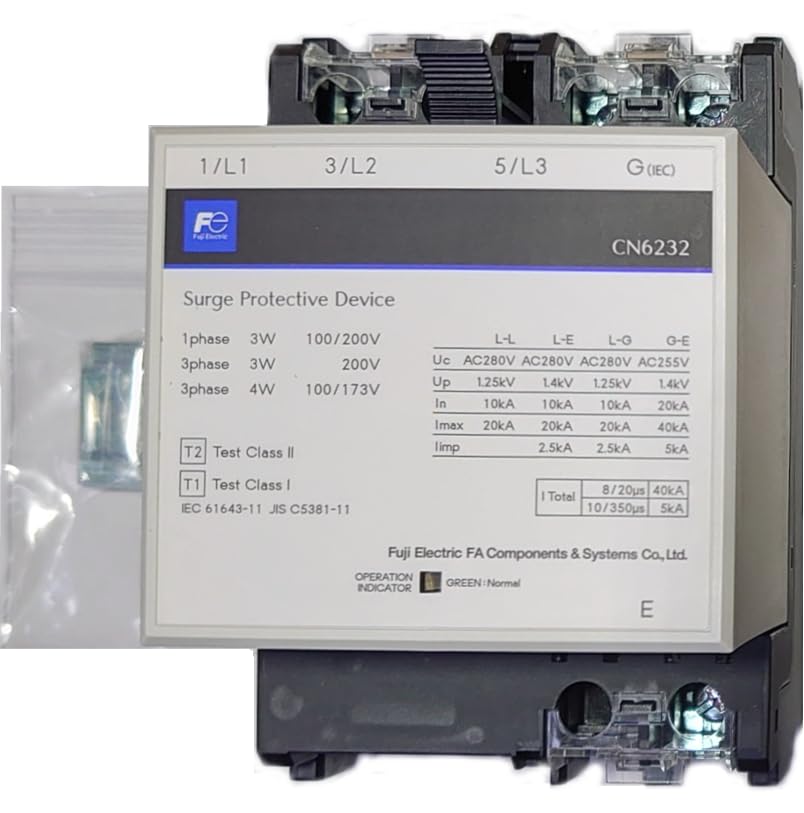 Amazon.co.jp: 富士電機 電源機器 SPD(避雷器) CN6シリーズ CN6232 