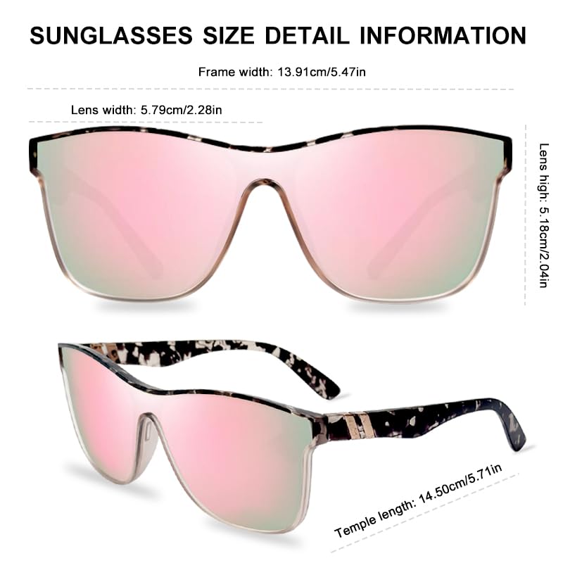 Trendy Frame Sunglasses for Women, Lightweight for Outdoor Beach Travel Driving, Fashion Accessories, Casual Daily Wear3