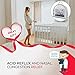 Zermätte Bassinet Wedge Pillow for Reflux Baby Sleep- for Infant and Newborn Colic & Congestion - Premium Organic Cotton Cover with Anti-Skid Bottom - Waterproof Inner Cover - Storage Bag (15