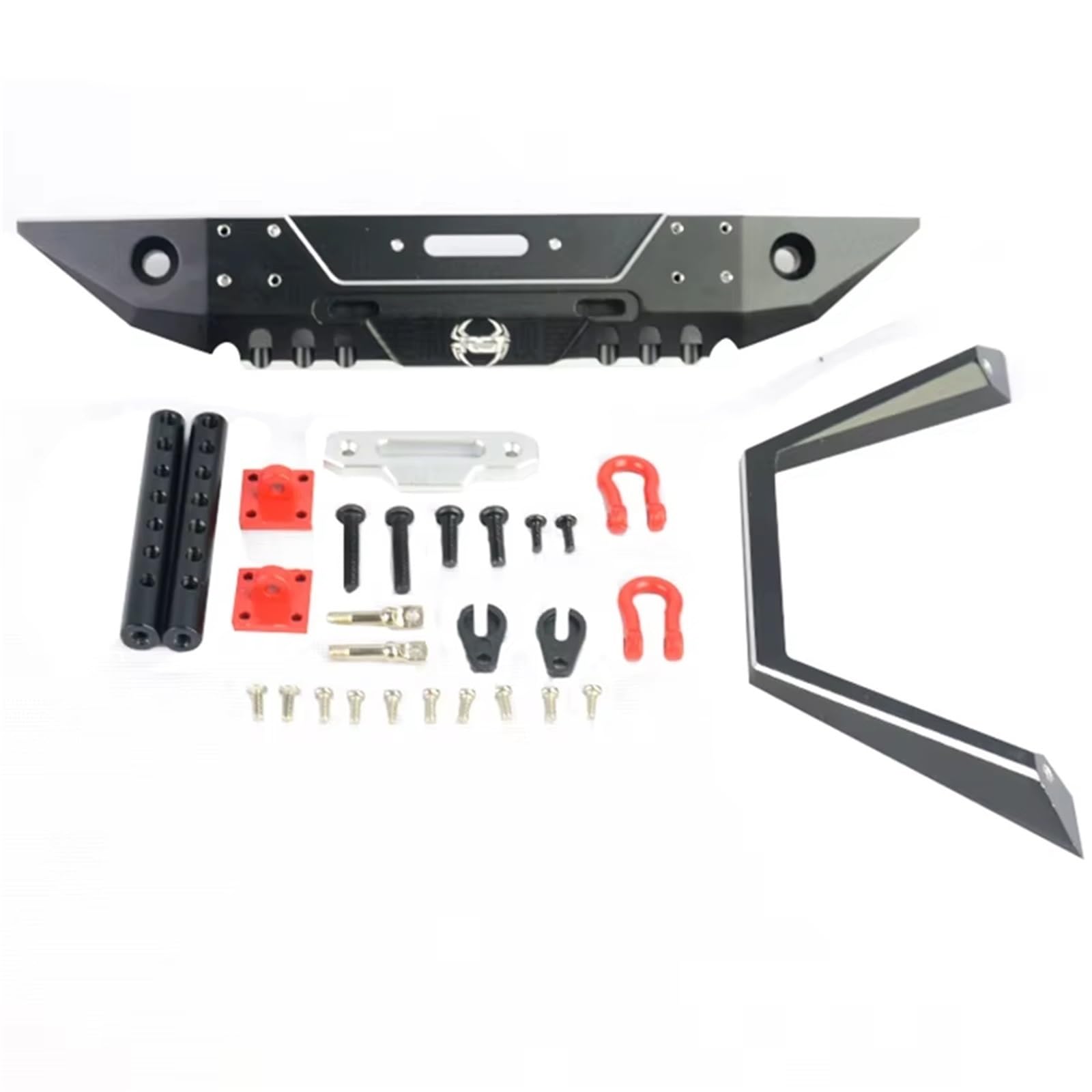 Paraurti RC per RGT EX86100 1/10 Telecomando per Accessori per Auto da Arrampicata Paraurti Anteriore Metallo Barriera di Sicurezza P860027