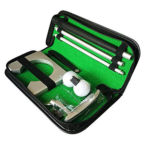 Conjunto de tacadas de golfe,mewmewcat Conjunto de Golf Putting com Golf Putter 2 Bolas de Golf Golf