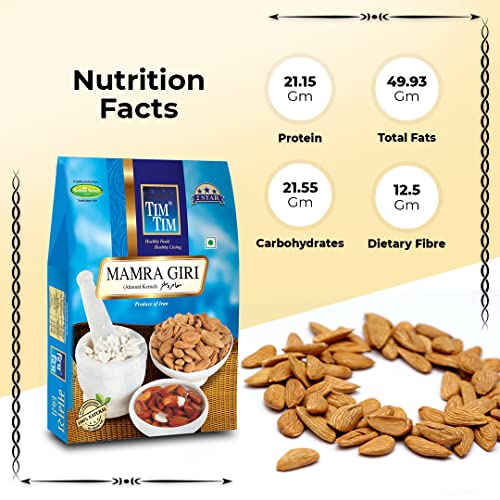 Image of TIM TIM Mamra Badam Giri 2 Star & Mamra Badam Giri 3 Star - Each 250 Grams, 500g