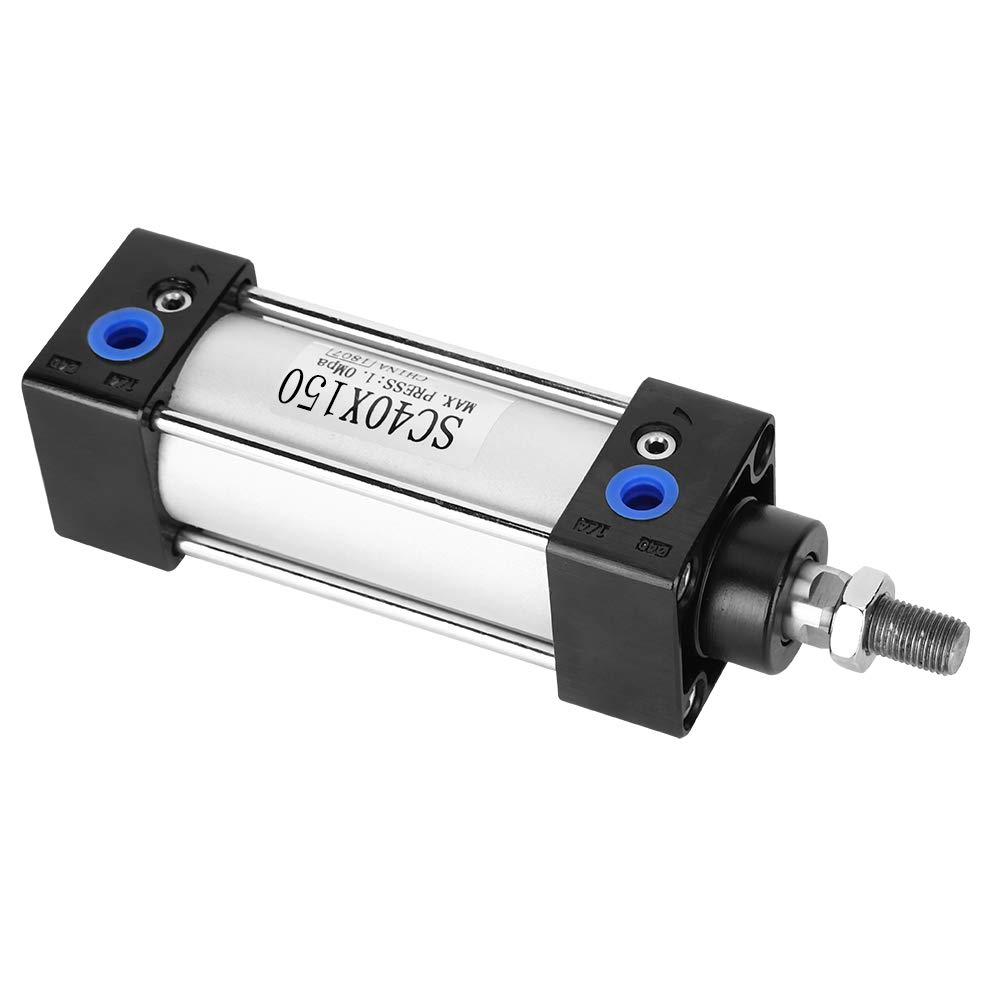 Air Cylinder, SC40 Air Pneumatic Cylinder Double Acting, 25mm, 50mm, 75mm, 100mm, 125mm, 150mm, 175mm, 200mm Stroke Air Cylinder Double Action (optional stroke)(SC40X150) — Amazon image 4