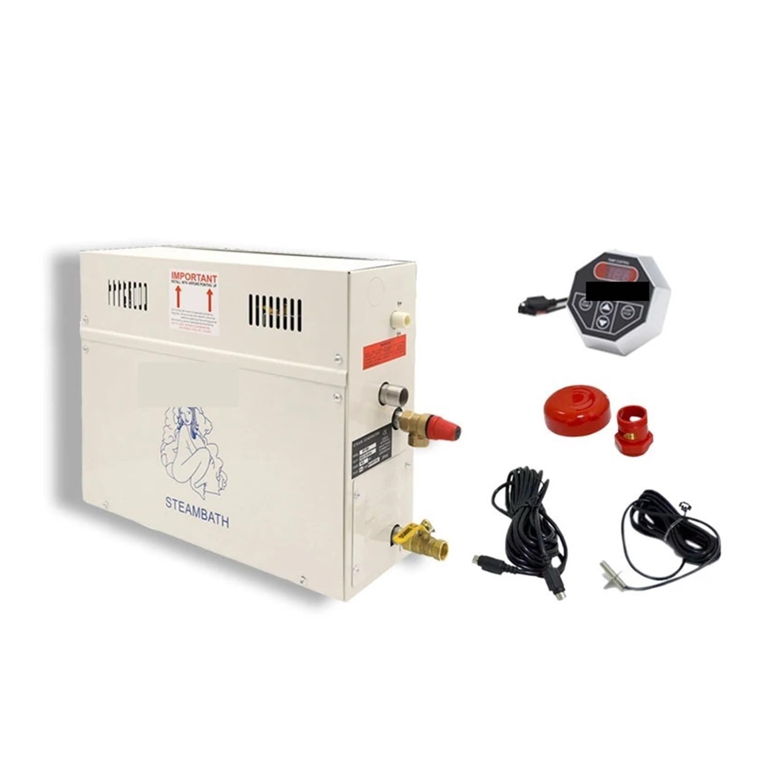 Sauna a vapore, Generatore Di Vapore Da 4.5KW Per Doccia, Macchina Domestica, Sauna, Bagno SPA Con Controller Digitale,per la casa
