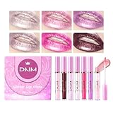 COOSA Glitter Liquid Lipsticks, Diamond Shimmer Metallic Plumping Lipstick Waterproof Long Lasting Makeup Kit Face Eye Glow Shinning Lip Gloss Set