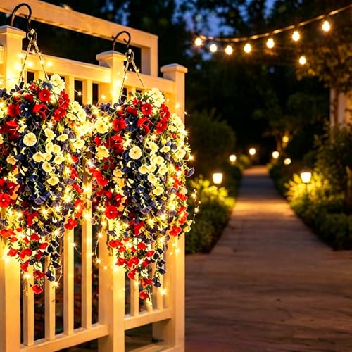 Panier suspendu décoratif embellissez vos soirées de Memorial Day - 6