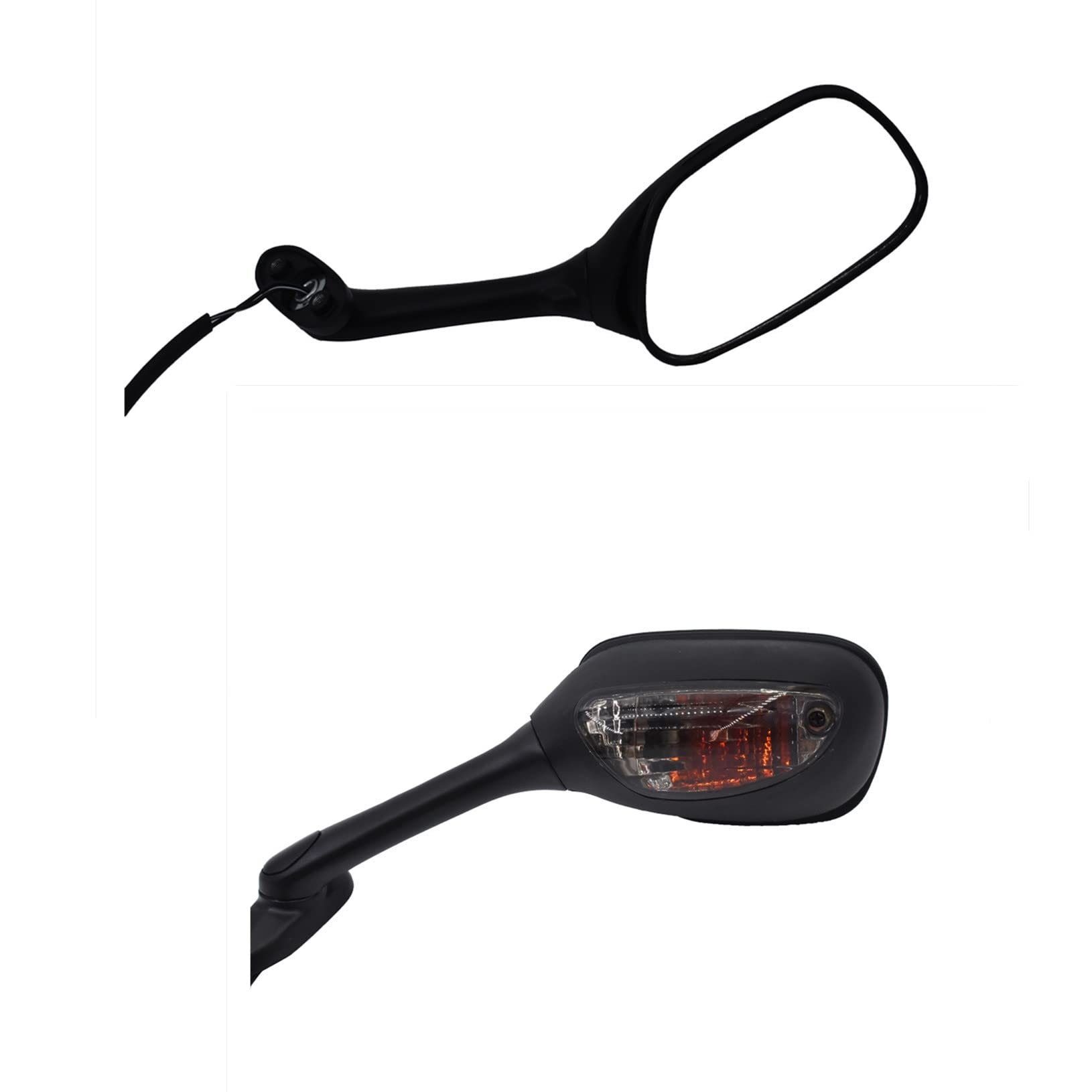 Photo 1 of LABLT Rear View Mirrors Smoke Turn Signals Replacement for Suzuki Black GSXR 600 750 1000 2001-2016