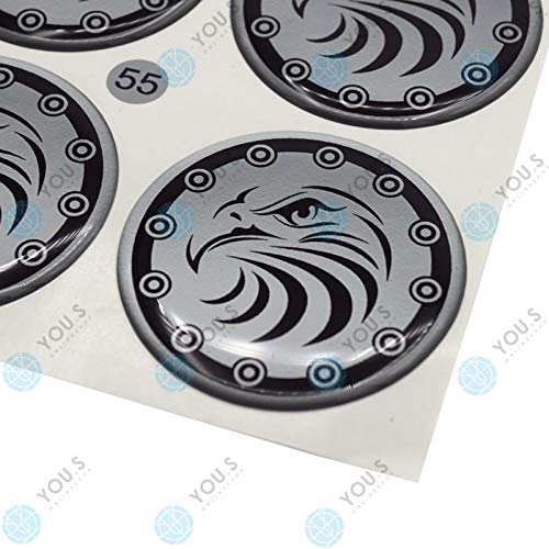 4 X 50 Mm 56 Mm 60 Mm 65 Mm Radmitte Nabenkappen Aufkleber Metall Embleme Für Audi Felge Abdeckungen