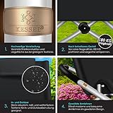 Kesser® Relaxliege Liegestuhl | Gartenliege | Gartenstuhl | Klappstuhl faltbar | Schwungliege | Schaukelsessel | ergonomische Relaxsessel | wetterfest | 180 kg Belastung | 174 x 78 x 89 cm Schwarz - 5