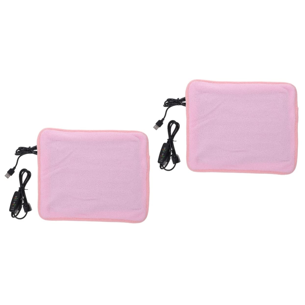 Mipcase 2piezas Alfombra Calefactora para Reptiles Tapete Térmico USB para Serpientes y Animales para Terrarios y Invierno