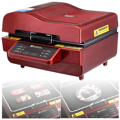 Máquina de Sublimación Multifunción 3D 2800 W, 220V miniatura 1