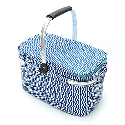Panier Isotherme Pliable 40x23x20cm Pour Pique-Nique, Voyages Et