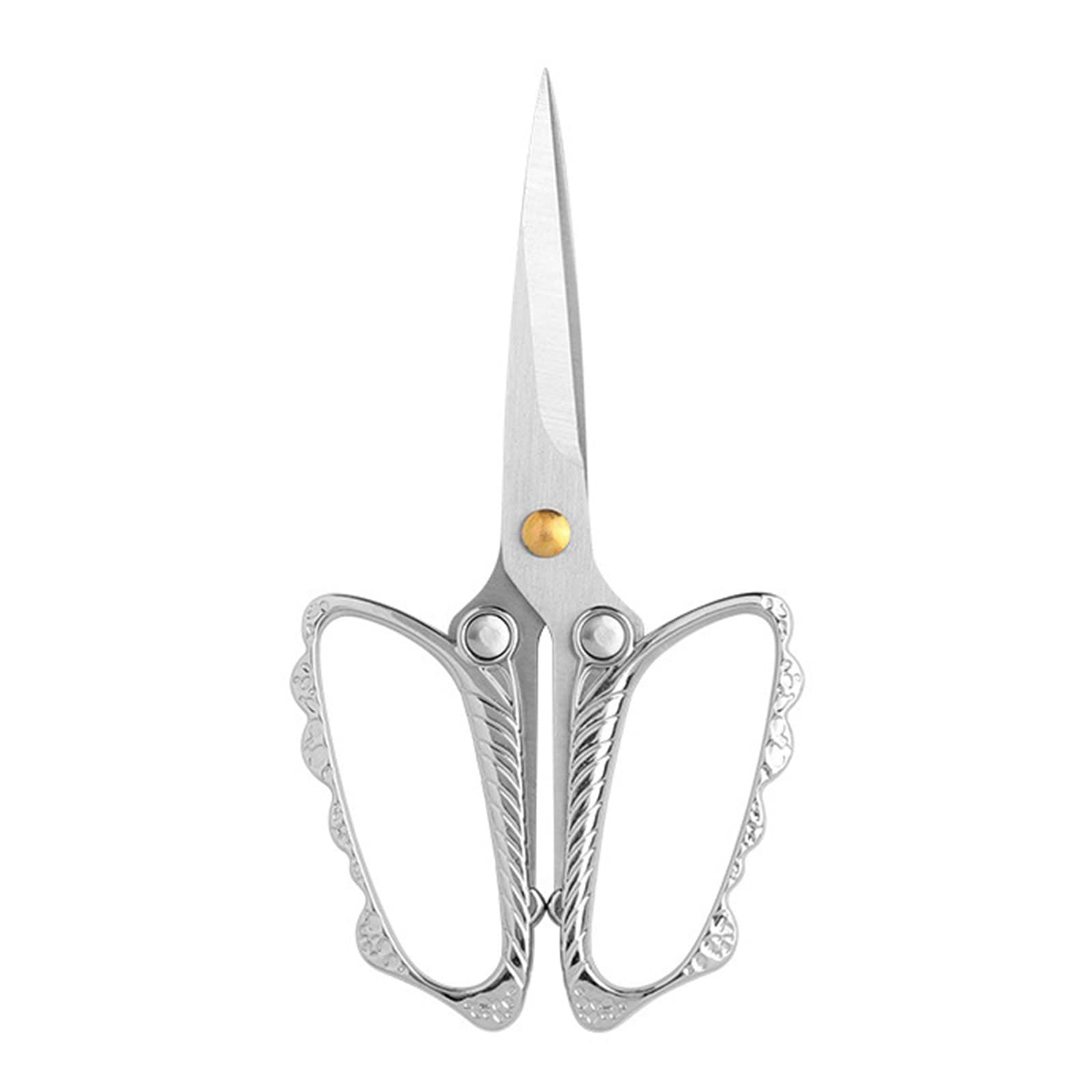 Jazuaiao Craft Scissors 5in Small Scissors Metal for Sewing Arts Scrapbooking for Paper Fabric Small Sewing