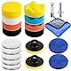 20 Stück Polieraufsatz Akkuschrauber Auto Set, 80mm Polierschwamm Polierpads für Exzenter Poliermaschine Schleifmaschine. Polierset Auto Ideal für Auto Polieren, Schleifen, Wachsen (80mm)