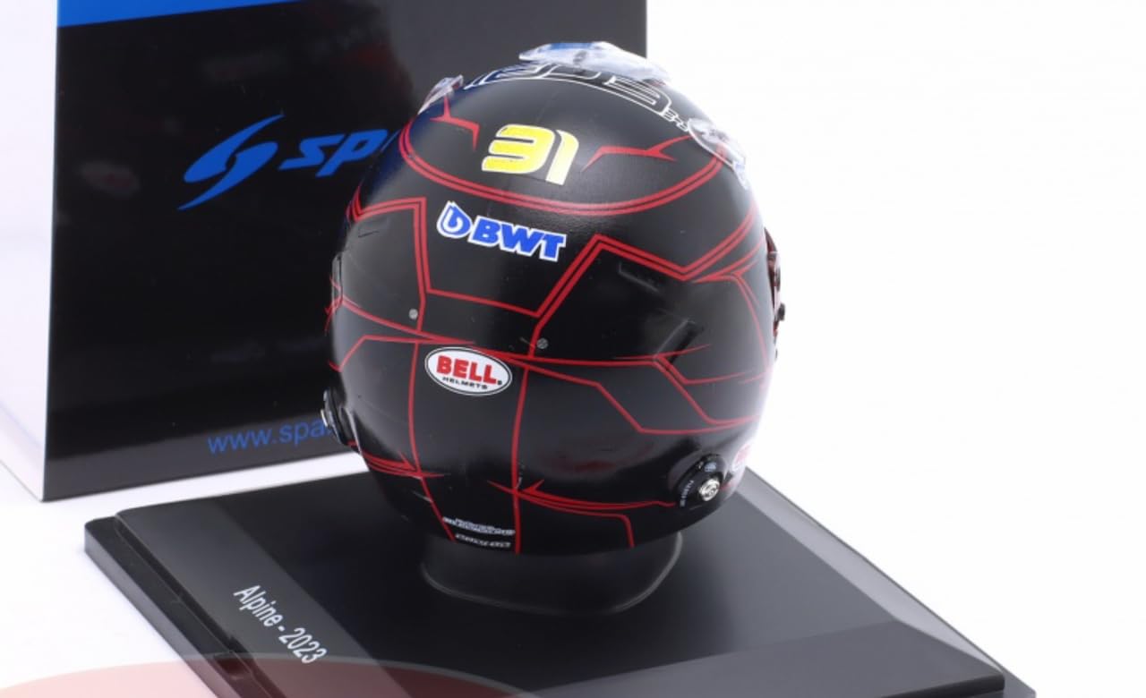 Alpine F1 Esteban Ocon 2023 Mini casque à l'échelle 1