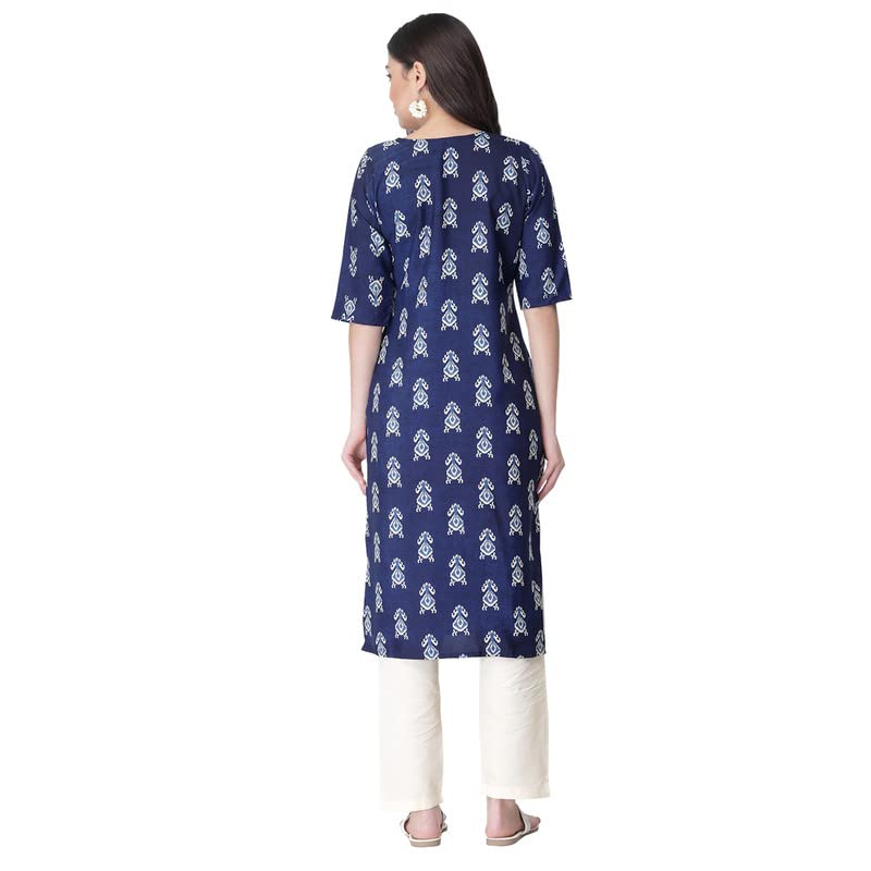Image of Pinkmint Kurta for Women Different Digital Printed Crape Kurti Casual Wear Regular Fit Kurta