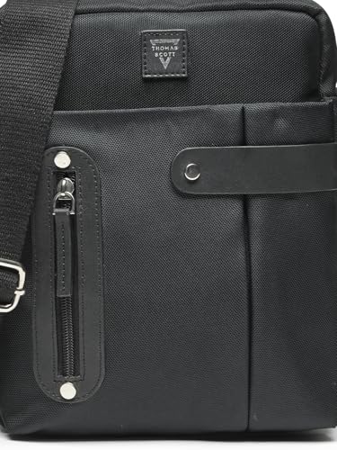 Image of Thomas Scott Men Textured Messenger Bag