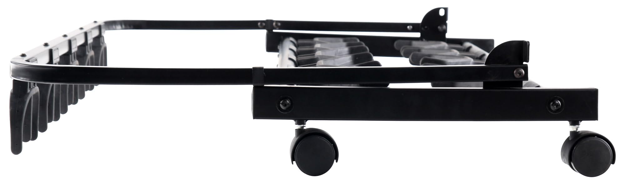 ROCKTILE Soporte Multistand 5 Guitarras con Ruedas para E/A-Guitarra | Compatible con E-Guitarra, guitarra acústica, bajo eléctrico, bajo acústico, etc., 4 ruedas móviles, 2 ruedas bloqueables