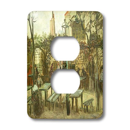 Interruptor Van Gogh Terraza de café de 3dRose lsp_163251_6 para decoración