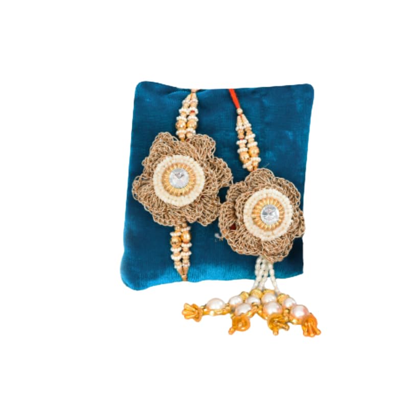 Image of NUTRI MIRACLE Rakhi Hamper with Tilak Set, Greeting Card, Dry Fruits and Chocolate Gift Pack | Return Gift Idea for Bhai Dooj