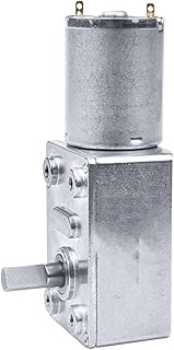 ELLANA Turbine Speed Dc Electric Worm Gear Motor JGY370 Hobby High Torque Electric Motor Gear Motor D axis High Torque Solid Shaft Worm controllable (Size : 10rpm, Color : 12V)