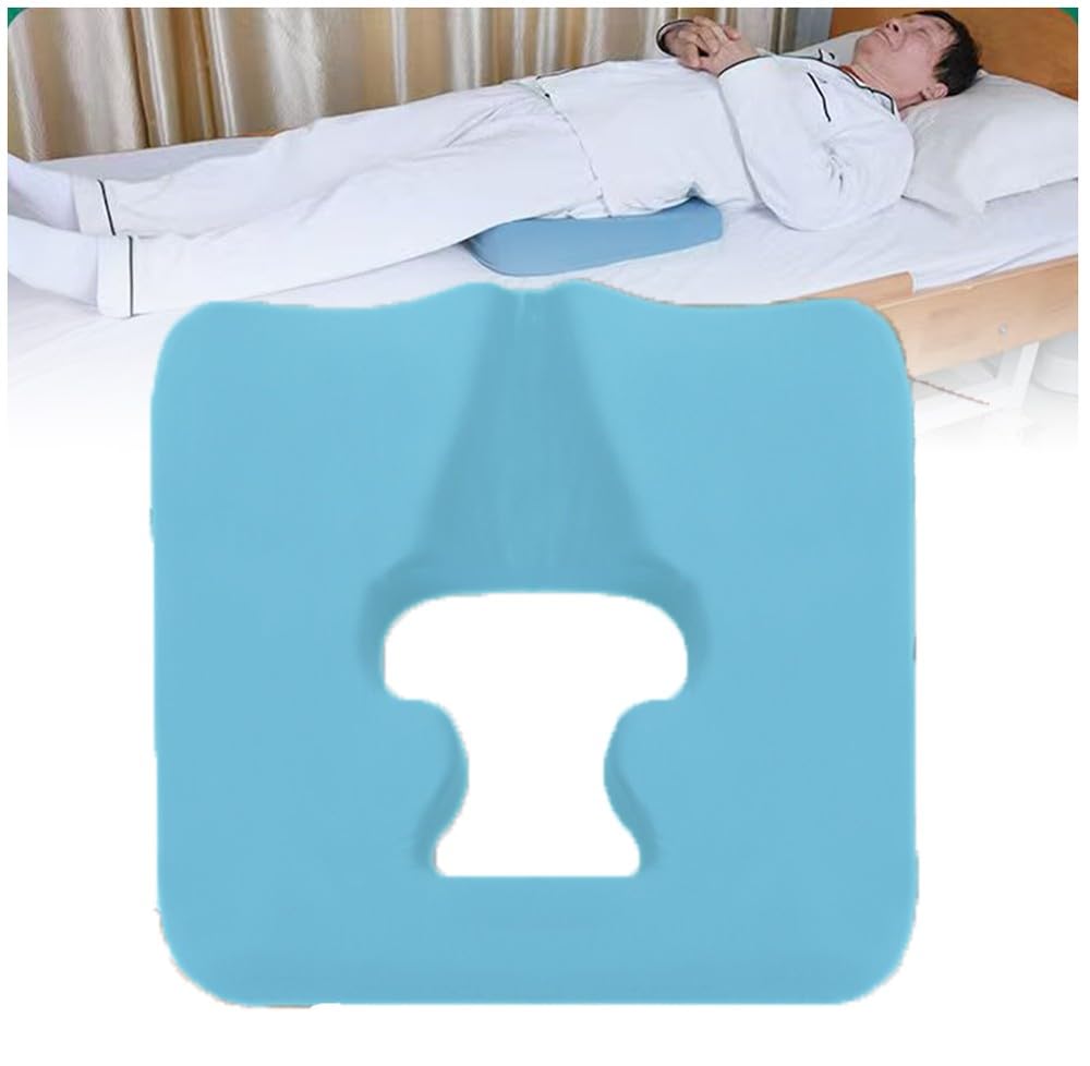 Hutrade Anti-Pressure Sore Seat Cushion For The Elderly, T-Shaped Opening Triangular Slope Design Decubitus Cushions For Butt Memory Cotton Slow Rebound For Elderly Bedridden