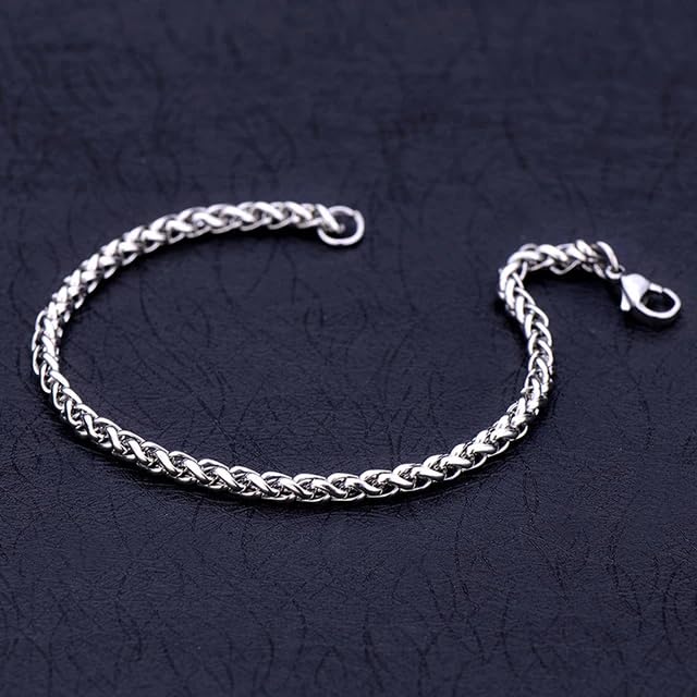Image of Salty Alpha Anti Tarnish Bracelet for Men | Hand Bands for Boys | Wrist Bracelets for Man | Fashion Jewellery Accessories | Stylish Minimal Jewelry | Gift for Marriage, Birthday, Anniversary