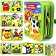 gotyou Montessori Busy Board Filz Bauernhof Beschäftigt Busy Board Weichem Filz Motorikspielzeug für Reise Auto Flugzeug Quiet Book Busy Board für 1 2 3 4 Jahre Kleinkinder Lernspielzeug