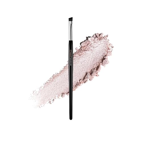 Cepillo de cejas | Brocha de maquillaje profesional con cerdas sintéticas de primera calidad | Brocha de maquillaje de ojos coreana impecable