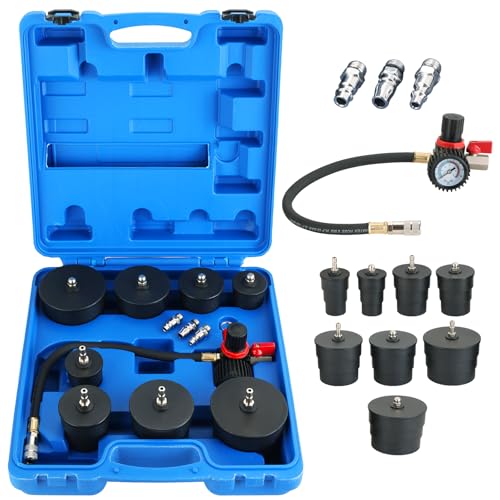 weyleity Turbo System Leakage Tester Kit | 12-Piece Turbo Boost Leak Tester with 4 Pairs of 1-3/8